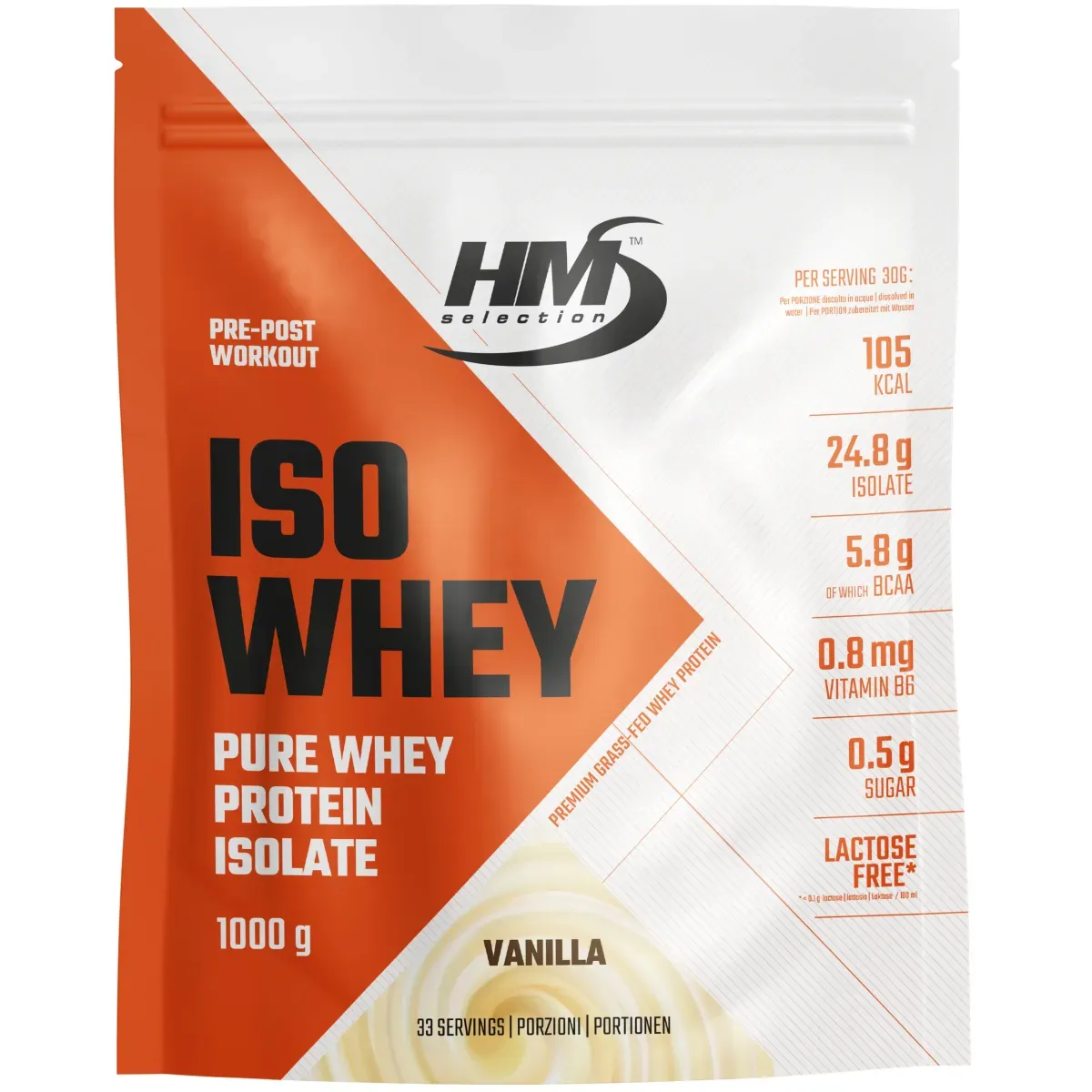 Produktbild von Bewertung HM selection ISO WHEY Vanille