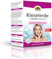 Produktbild von Bewertung SUNLIFE Kieselerde Biotin Kapseln: Für Haut, Haare und Nägel, mit Zink, Calcium und Vitamin D3, 128 Kapseln