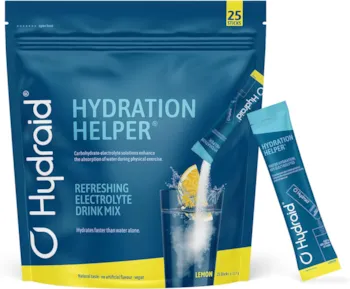 Produktbild von Bewertung Hydraid Hydration Helper Kohlenhydrat-Elektrolyt Pulver verbesserte Wasseraufnahme 25 Stück Getränkepulver Kalorienarm Sport Zitrone