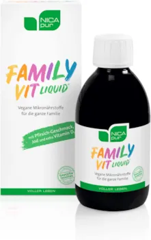 Produktbild von NICApur Multivitamin FamilyVit liquid® für Kinder & Erwachsene ohne Zucker - hergestellt in Österreich