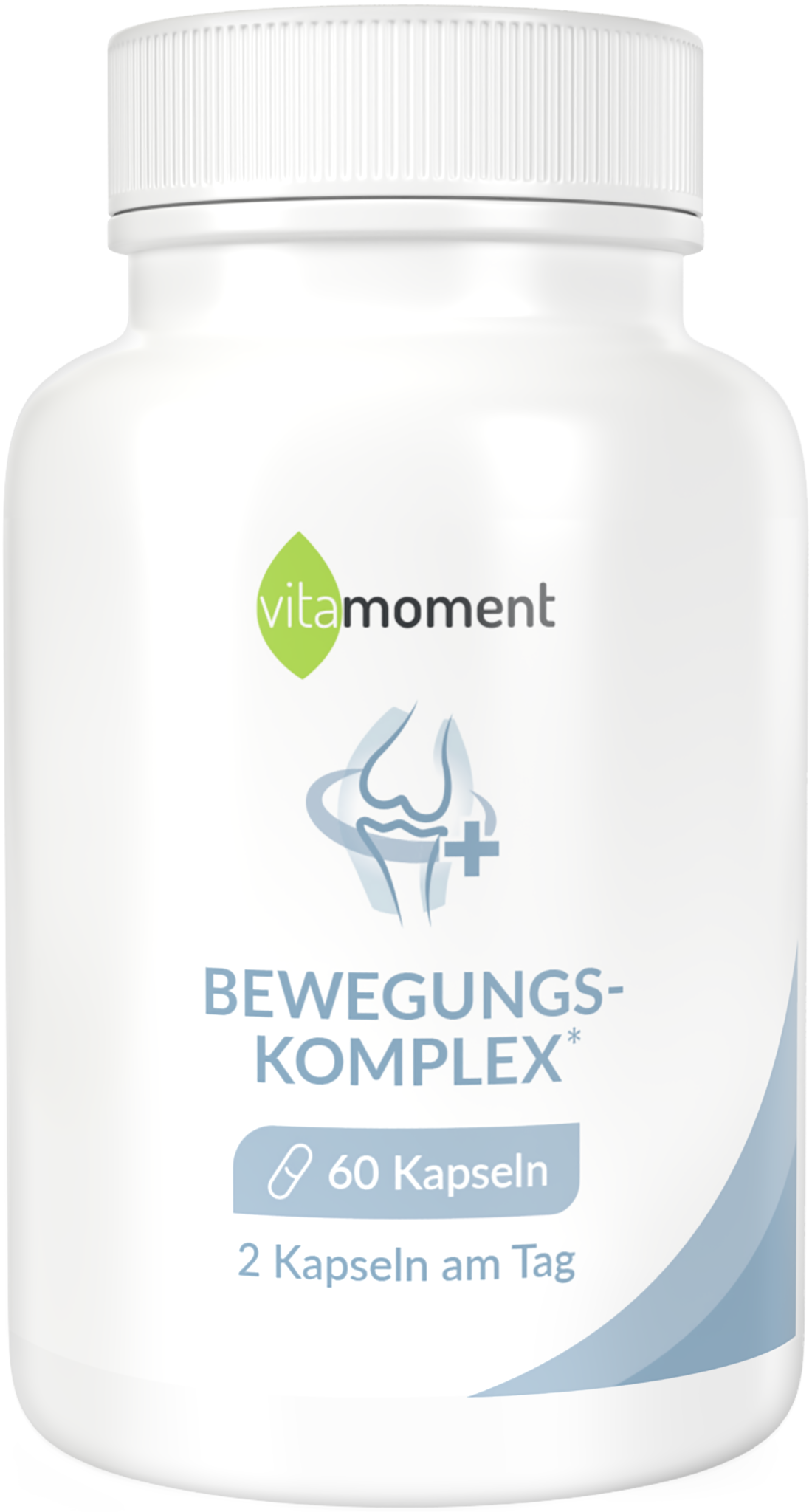 Produktbild von Bewertung vitamoment Bewegungs-Komplex Kapseln Calcium Glucosamin Chondroitin Vitamin C Knochen Kollagenbildung