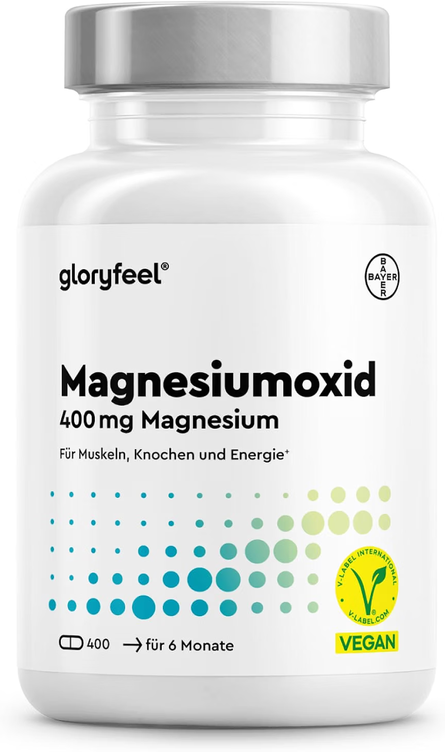 Produktbild von Bewertung GloryFeel Magnesiumoxid