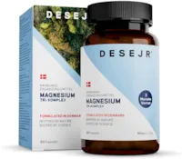 Produktbild von DESEJR Magnesium Tri Complex Tabletten (3 Monatsvorrat), Unterstützt das Nervensystem, Reduzierung von Müdigkeit, normale Muskelfunktion und Erholung, 1 Tablette/Tag