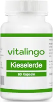 Produktbild von vitalingo Kieselerde Silicium Kapseln Hochdosiert Inhalt 60 Kapseln à 350mg