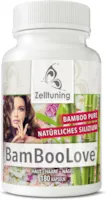 Produktbild von Zelltuning BAMBOO-LOVE® Silizium HOCHDOSIERT Organisches Silizium aus Bambusextrakt Pure Vegan Rein 180 Silicium Kapseln Nahrungsergänzungsmittel aus Deutschland