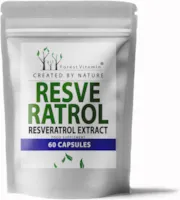 Produktbild von Bewertung Forest Vitamin Natürlicher Resveratrol-Extrakt 60 Kapseln Polygonum Cuspidatum Knöterich 100mg standardisiert auf 98% RESVERATROL Gesundheit und Schönheit