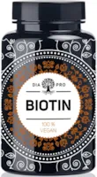 Produktbild von DiaPro Hochdosierte Biotin-Tabletten mit 10 mg Biotin pro Tablette Auch als Vitamin B7 bzw. Vitamin H bekannt 365 Stück Jahresvorrat. 100% Vegan Laborgeprüft Made in Germany