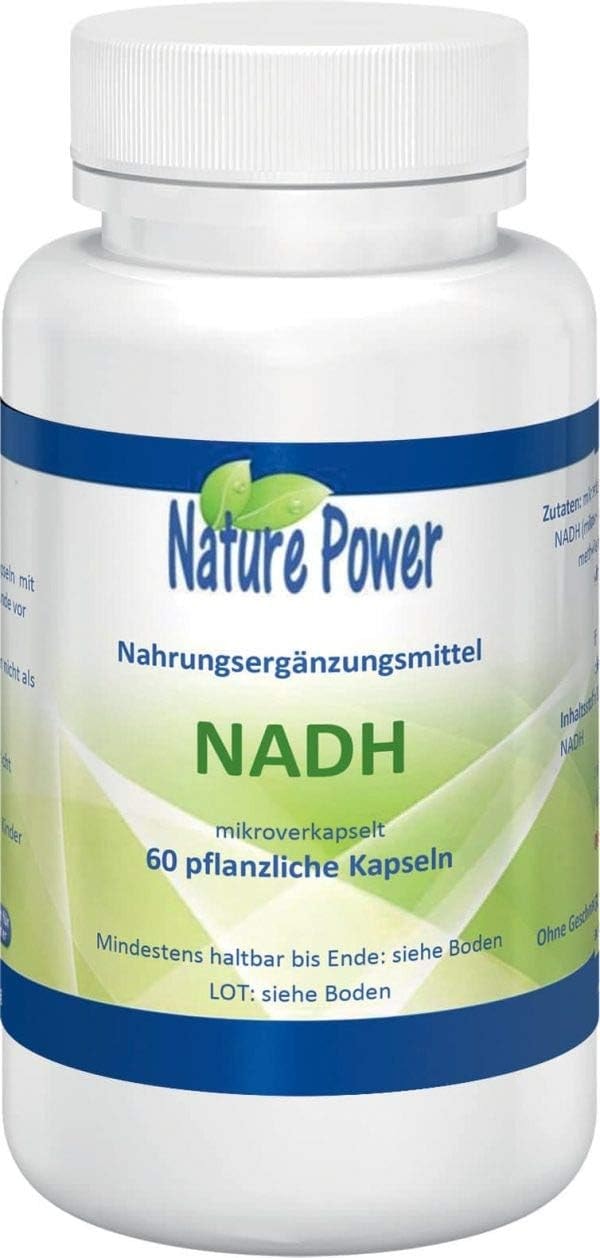 Produktbild von Bewertung Nature Power NADH/Coenzym 1-60 Pflanzliche Kapseln
