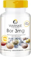 Produktbild von WARNKE VITALSTOFFE Gesundheitsprodukte Bor 3 mg, Boron 100 Tabletten, vegi, 1er Pack (1 x 35 g)