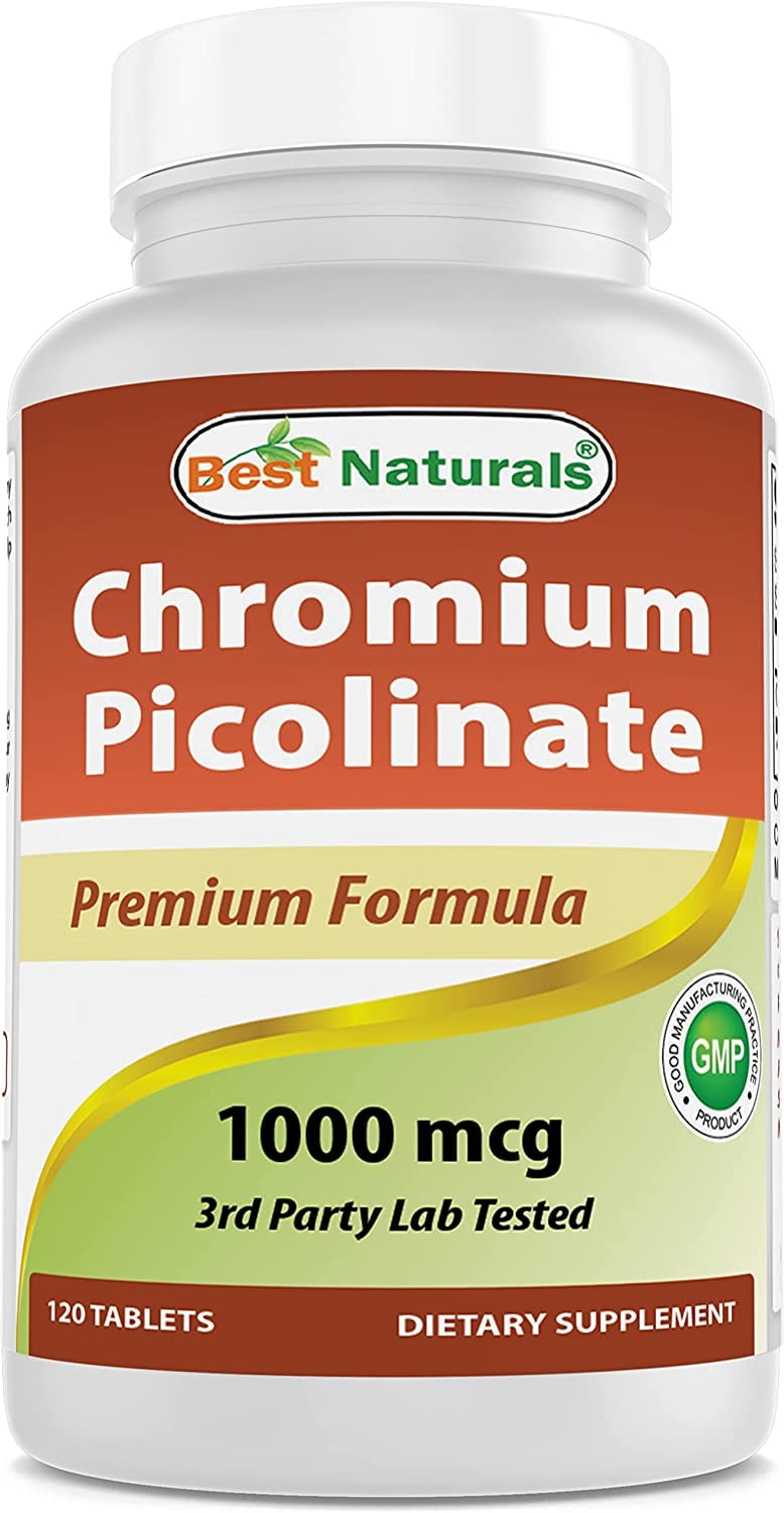Produktbild von Best Naturals Chromium 1000 mcg 120 Tablets