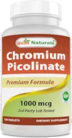 Produktbild von Best Naturals Chromium 1000 mcg 120 Tablets