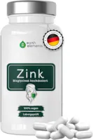 Produktbild von Earth Elements Zink - 120 Kapseln - Zink Bisglycinat hochdosiert