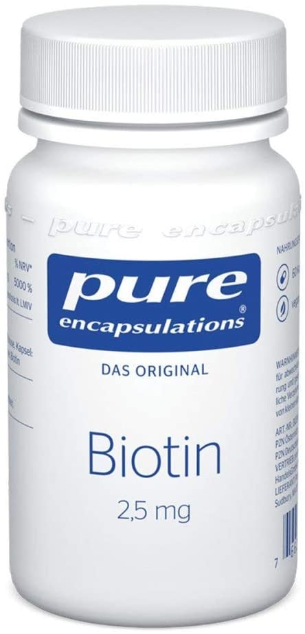 Produktbild von Bewertung Pure Encapsulations Vitamin B7 Biotin 2,5 mg 60 Kapseln