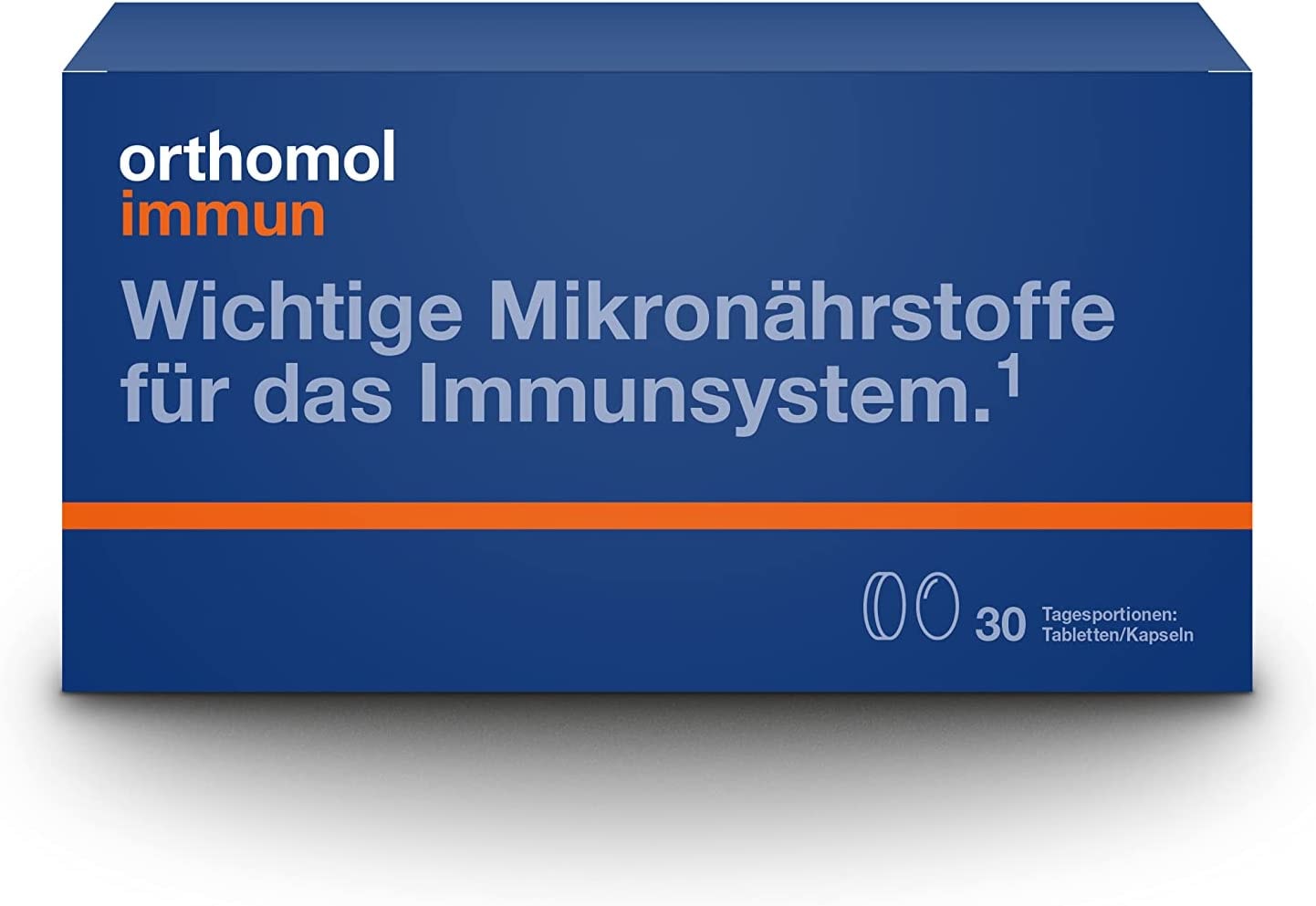 Produktbild von Orthomol Immun Mikronährstoffe zur Unterstützung des Immunsystems - mit Vitamin C, Vitamin D und Zink - Tabletten/Kapseln à 30 x Tagesportionen
