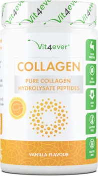Produktbild von Vit4ever Collagen Pulver 600g Vanille 100% Rinder Kollagen Hydrolysat Peptide von Protesol D - Typ 1 2 3