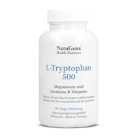Produktbild von Bewertung NatuGena L-Tryptophan 500 Magnesium & bioaktive B Vitamine