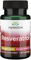 Produktbild von Bewertung SWANSON Resveratrol 250mg 30 Kapseln hochdosiert Laborgeprüft Sojafrei Glutenfrei ohne Gentechnik