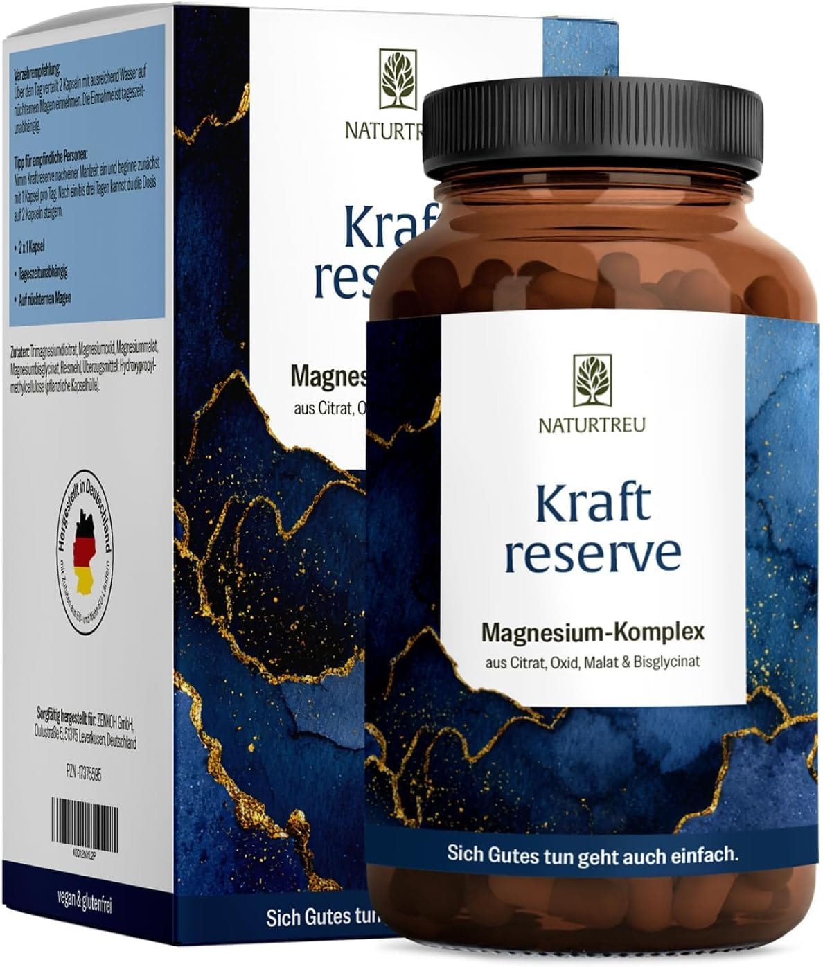 Produktbild von Bewertung NATURTREU Kraftreserve Magnesium Komplex
