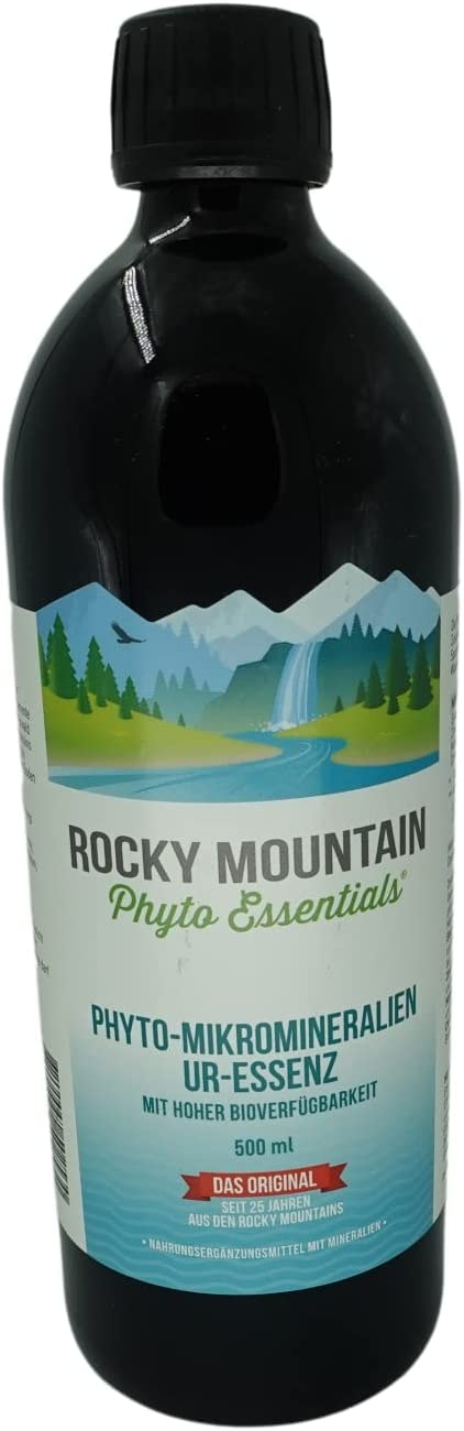 Produktbild von Rocky Mountain Phyto Essentials Ur Essenz Mironglas Lindkind Mineralien Glasflasche 500ml