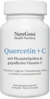 Produktbild von Bewertung NatuGena Quercetin mit Vitamin C Longevity und starkes Immunsystem Phospholipide gepuffertes Vitamin C plus Magnesium und Lecithin 90 Kapseln 30-Tage-Packung