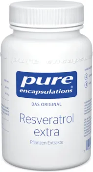 Pure Encapsulations Resveratrol Extra Natürliches Resveratrol mit Polyphenolen aus Traubenkern-Extrakt - 60 vegane Kapseln