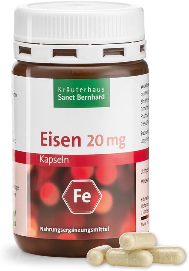 Produktbild von Bewertung Sanct Bernhard Eisen-Kapseln mit Eisen-II-gluconat