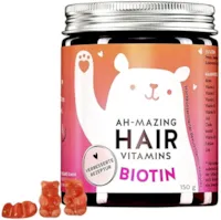 Produktbild von Bears with Benefits Vitamin B7 Biotin hochdosierte Haar Gummies - Haarvitamine für normales Haarwachstum - Bears with Benefits
