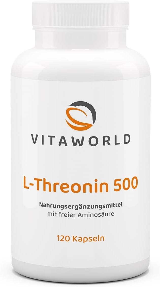 Produktbild von Bewertung vitaworld L-Threonin 500 mg essenzielle Aminosäure 120 Kapseln PZN 13364040