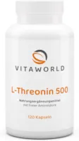 Produktbild von Bewertung vitaworld L-Threonin 500 mg essenzielle Aminosäure 120 Kapseln PZN 13364040