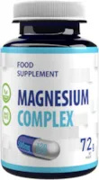 Hepatica Magnesium Komplex Citrat, Bisglycinat, Taurat 2000mg pro Portion 120 vegane Kapseln, Laborgeprüft, Hochdosiert, Nicht GVO
