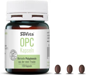 Produktbild von Bewertung SoVita OPC Kapseln Wertvolle Polyphenole aus der roten Traube Nahrungsergänzungsmittel 120 Kapseln