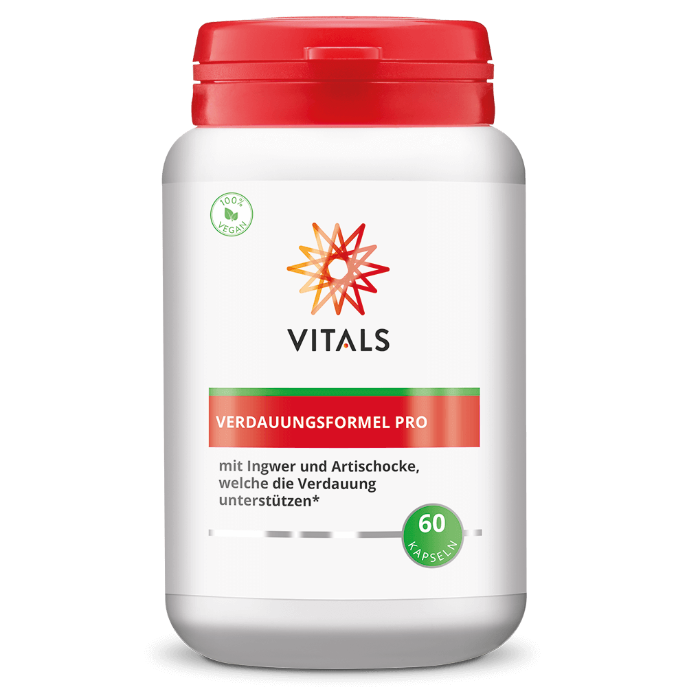 Produktbild von Bewertung VITALS VERDAUUNGSFORMEL PRO Kapseln INGWER ARTISCHOCKE Prodigest® FEIGENKAKTUS OLIVENBLATT Mucosave™ Verdauung Artikelnummer V4119