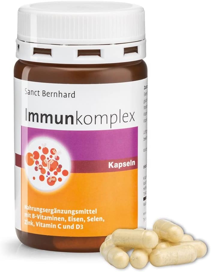 Produktbild von Bewertung Sanct Bernhard Immunkomplex-Kapseln Multivitamine für das Immunsystem 90 Kapseln