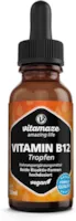 Produktbild von Bewertung Vitamaze amazing life Vitamin B12 Tropfen hochdosiert vegan 500 mcg 50 ml 1700 Tropfen Vitamaze amazing life Methylcobalamin Adenosylcobalamin flüssig Nahrungsergänzungsmittel ohne Zusatzstoffe Made in Germany