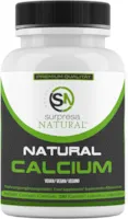 Surpresa Natural Natural Calcium hochdosiert 100% natürliches Kalzium hochdosiert 180 Calcium Kapseln aus der Rotalge für 2 Monate Vorrat laborgeprüft & vegan Made in Germany