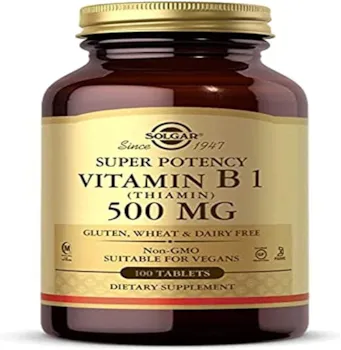 Produktbild von Solgar Vitamin B1 (Thiamin), 500mg, 100 Veg.Tabletten - Vegan