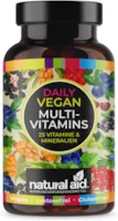 Produktbild von natural aid Daily Vegan Multivitamin 25in1 Vitamine & Mineralien, 120 Kapseln (4 Monats-Vorrat)