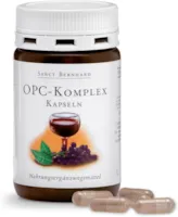 Produktbild von Bewertung Sanct Bernhard OPC-Komplex-Kapseln mit Polyphenolen aus Traubenkernextrakt Bioflavonoiden Vitamin C 90 Kapseln