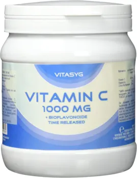 Produktbild von Vitasyg Vitamin C 1000 mg plus Bioflavonoide, für Immunsystem, Haut, Zähne und Knorpel - 500 Tabletten