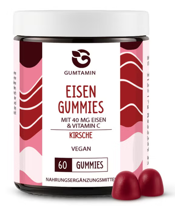 Produktbild von Bewertung Gumtamin Eisen Gummibärchen mit Vitamin C