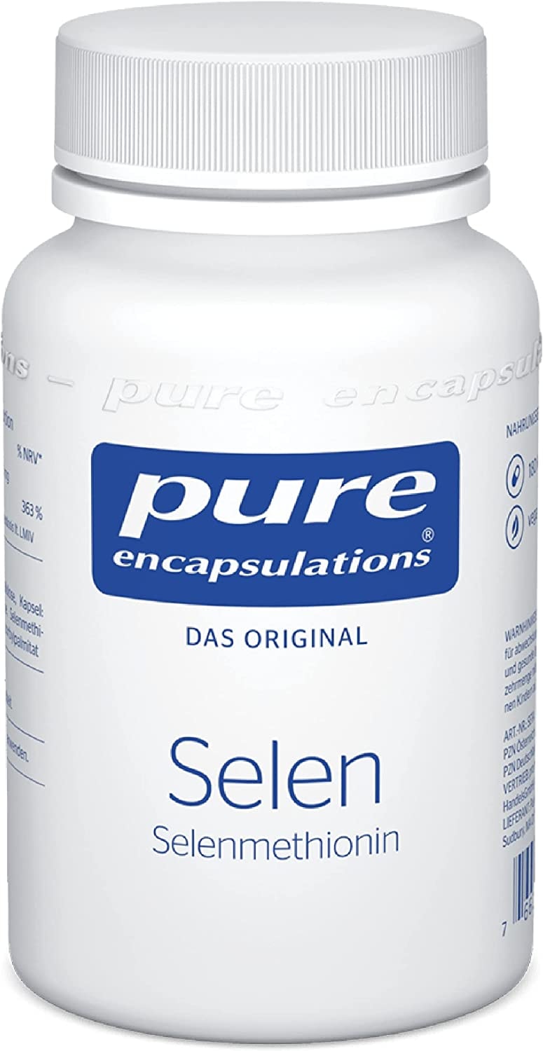 Produktbild von Bewertung Pure Encapsulations Selen (Selenmethionin) Organisch gebundenes Selenmethionin für die nachhaltige Versorgung von Schilddrüse und Immunsystem 180 vegane Kapseln
