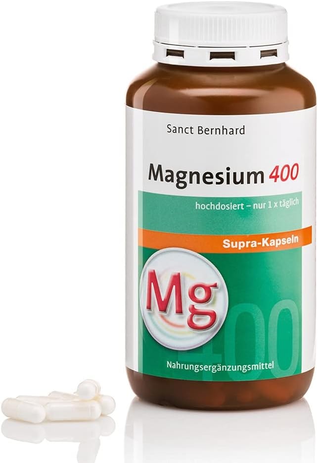 Produktbild von Bewertung Sanct Bernhard Magnesium-400-supra Kapseln 300 Kapseln