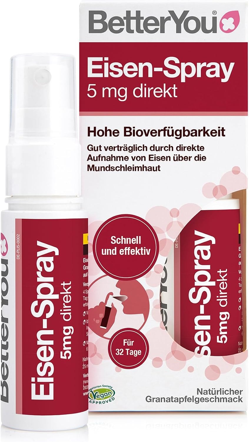 Produktbild von Bewertung BetterYou Eisen Direkt Spray