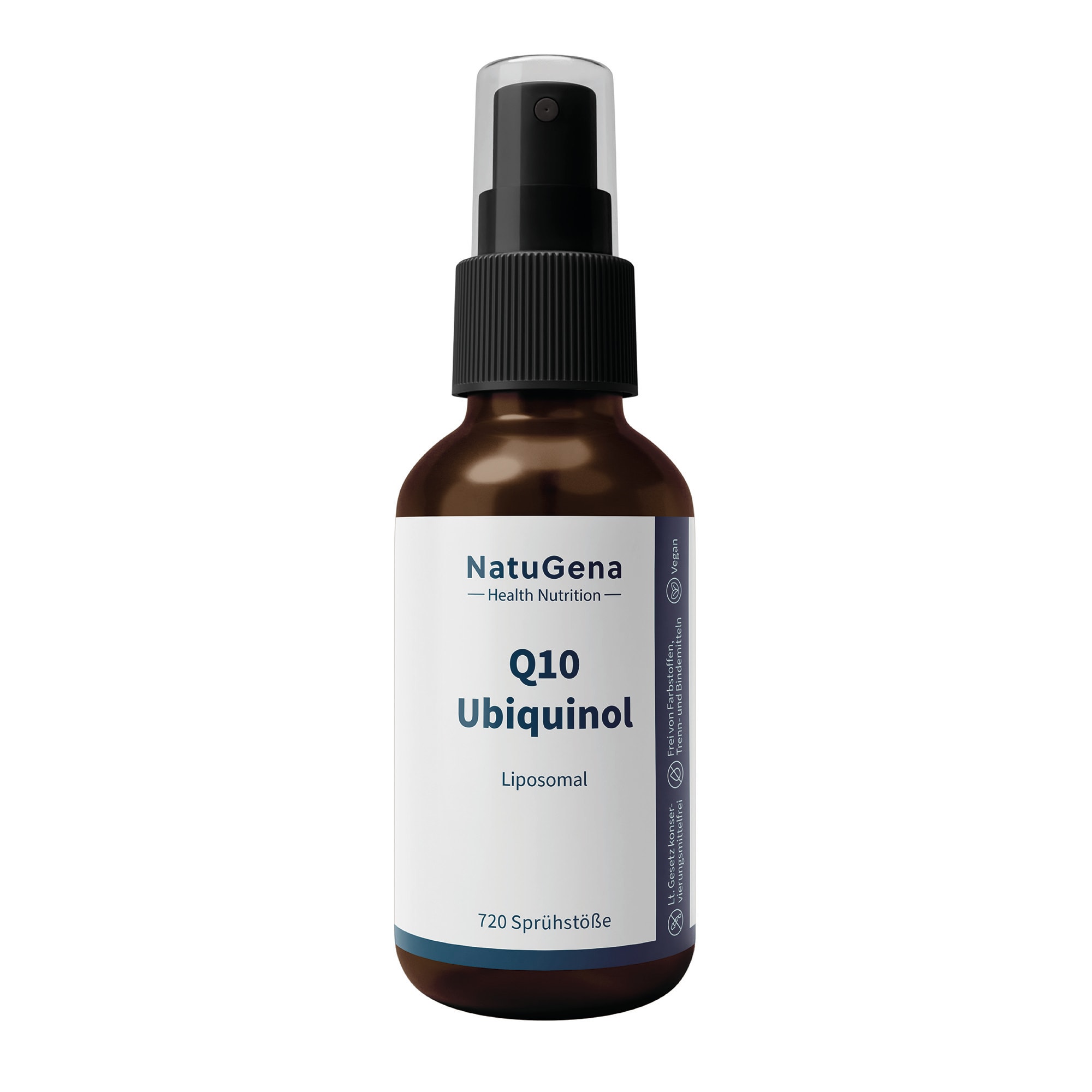Produktbild von Bewertung NatuGena Q10 Ubiquinol 100 CoEnzym Q10 Ubiquinol 100ml 720 Sprühstöße liposomal