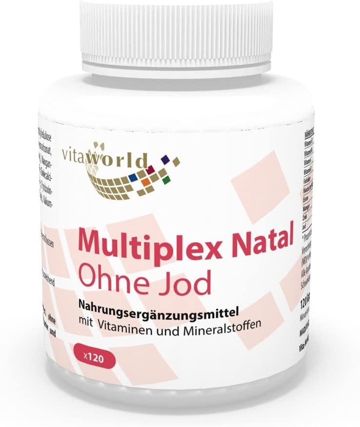 Produktbild von Vita World - Multivitamin Natal ohne Jod 120 Vegi Kapseln Apotheken Herstellung