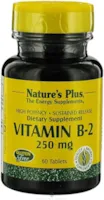 Natures Plus Vitamin B2 (Riboflavin) 250mg 60 Tabletten S/R (42g)
