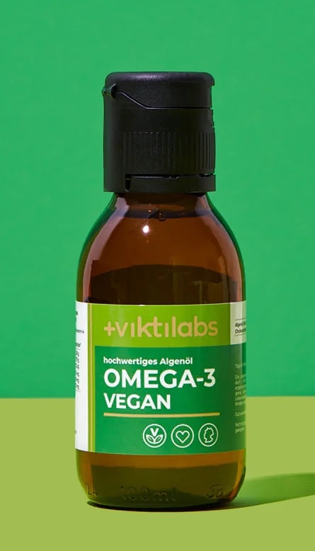 Produktbild von Bewertung viktilabs Omega 3 Vegan mit Algenöl 100 ml mit Vitamin D3