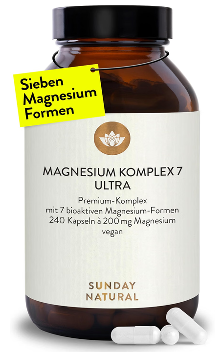 Produktbild von Bewertung SUNDAY NATURAL MAGNESIUM KOMPLEX ULTRA 7