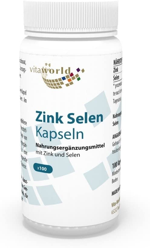 Produktbild von Vita World Zink Selen 100 Kapseln Apotheken Herstellung