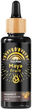 Produktbild von NatuRise Vitamin C Tropfen Liposomal aus natürlichem Sanddornextrakt 337mg hochdosiert 100ml Hohe Bioverfügbarkeit Verträglichkeit UV-Glas